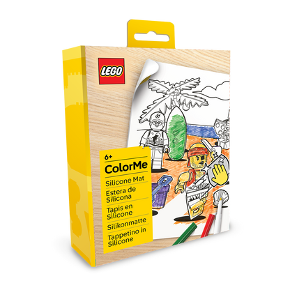 LEGO® Minifigurer Farvelægnings Silikone Måtte - Pirat
