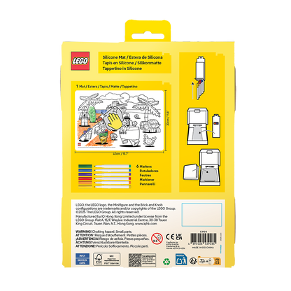 LEGO® Minifigurer Farvelægnings Silikone Måtte - Pirat
