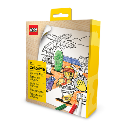 LEGO® Minifigurer Farvelægnings Silikone Måtte - Pirat