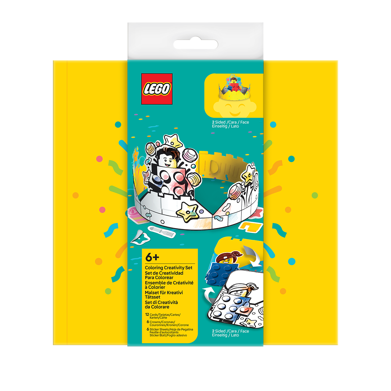 LEGO® Minifigures Coloring Creativity Set - Birthday