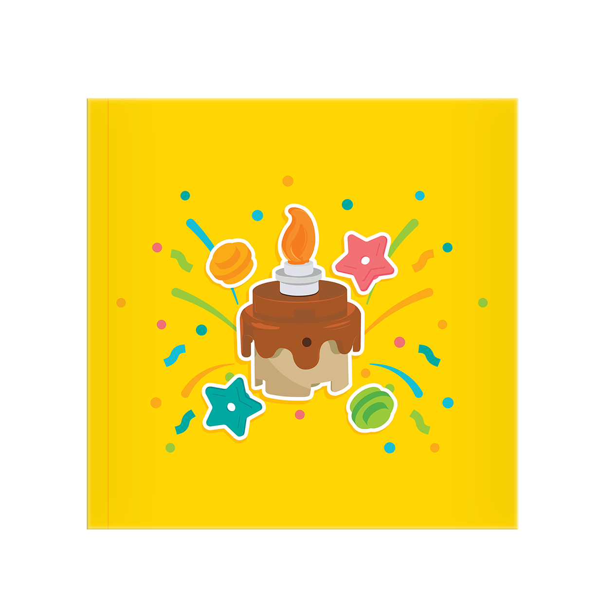 LEGO® Minifigures Coloring Creativity Set - Birthday
