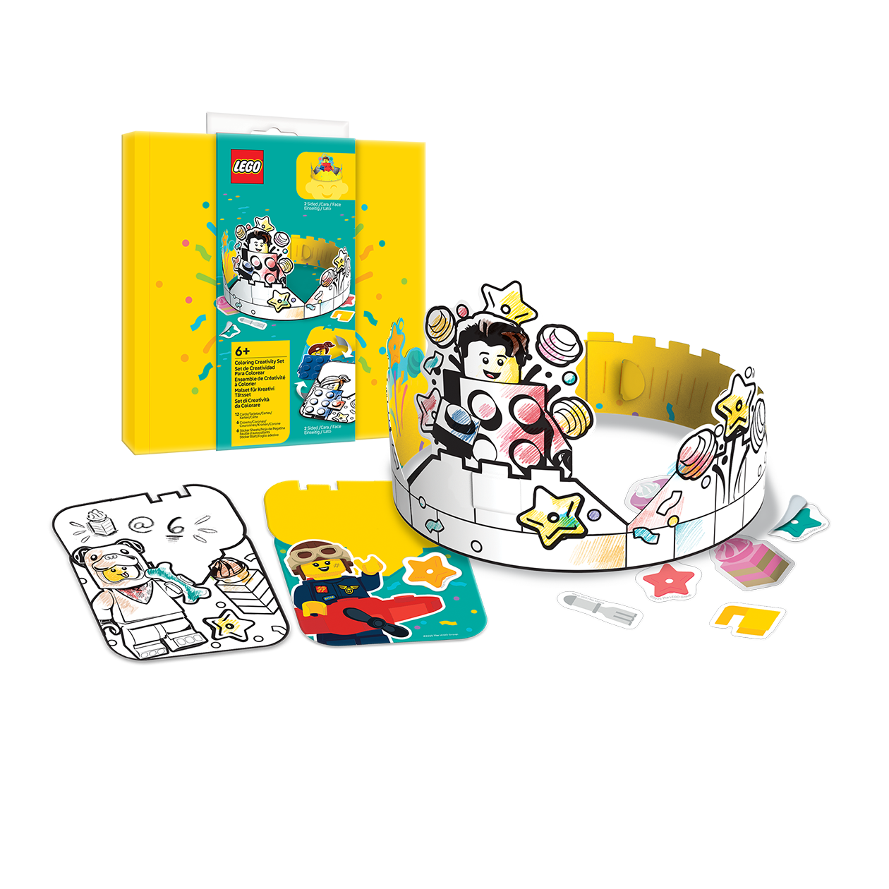 LEGO® Minifigures Coloring Creativity Set - Birthday