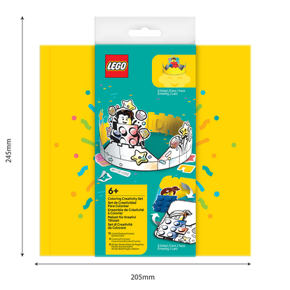 LEGO® Minifigures Coloring Creativity Set - Birthday