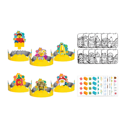 LEGO® Minifigures Coloring Creativity Set - Birthday