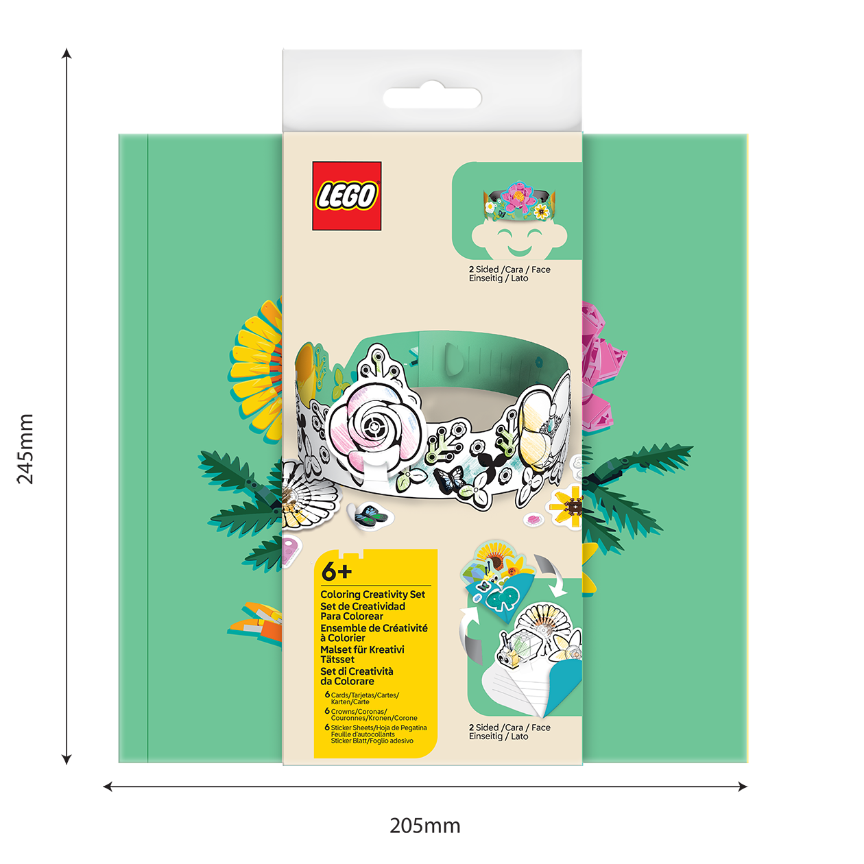 LEGO® Botanicals Coloring Creativity Set Wildflowers