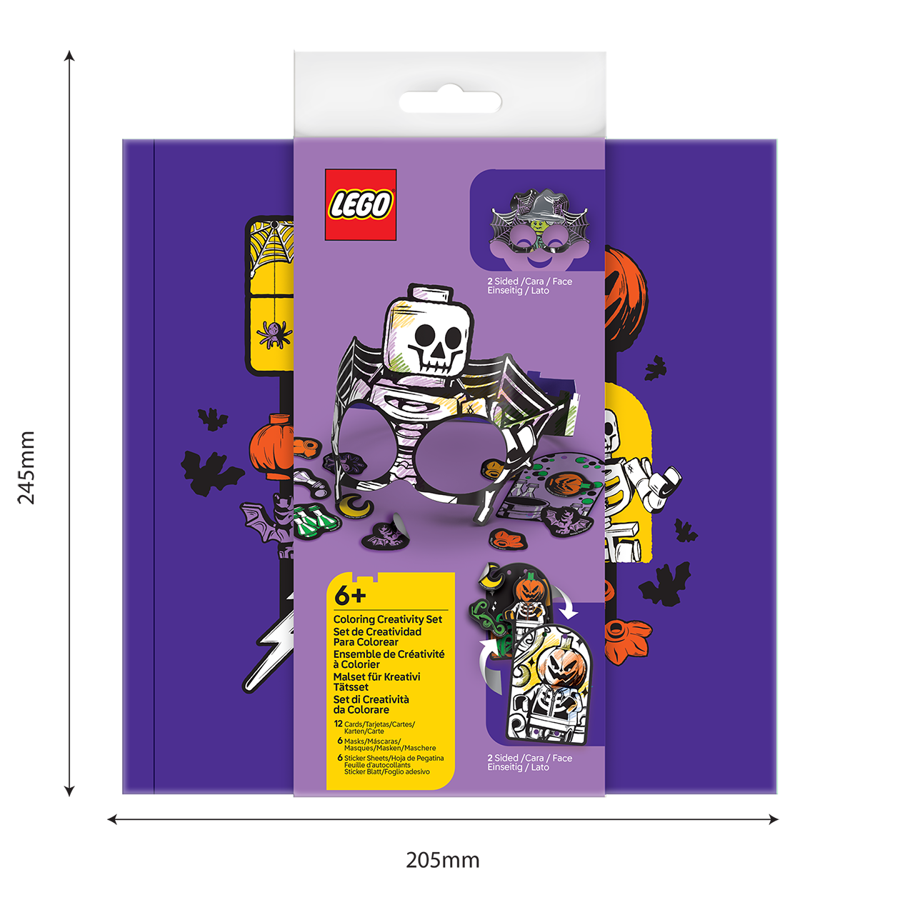 LEGO® Minifigures Coloring Creativity Set Halloween