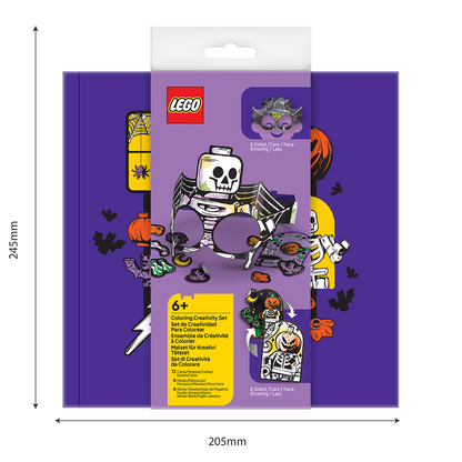 LEGO® Minifigures Coloring Creativity Set Halloween