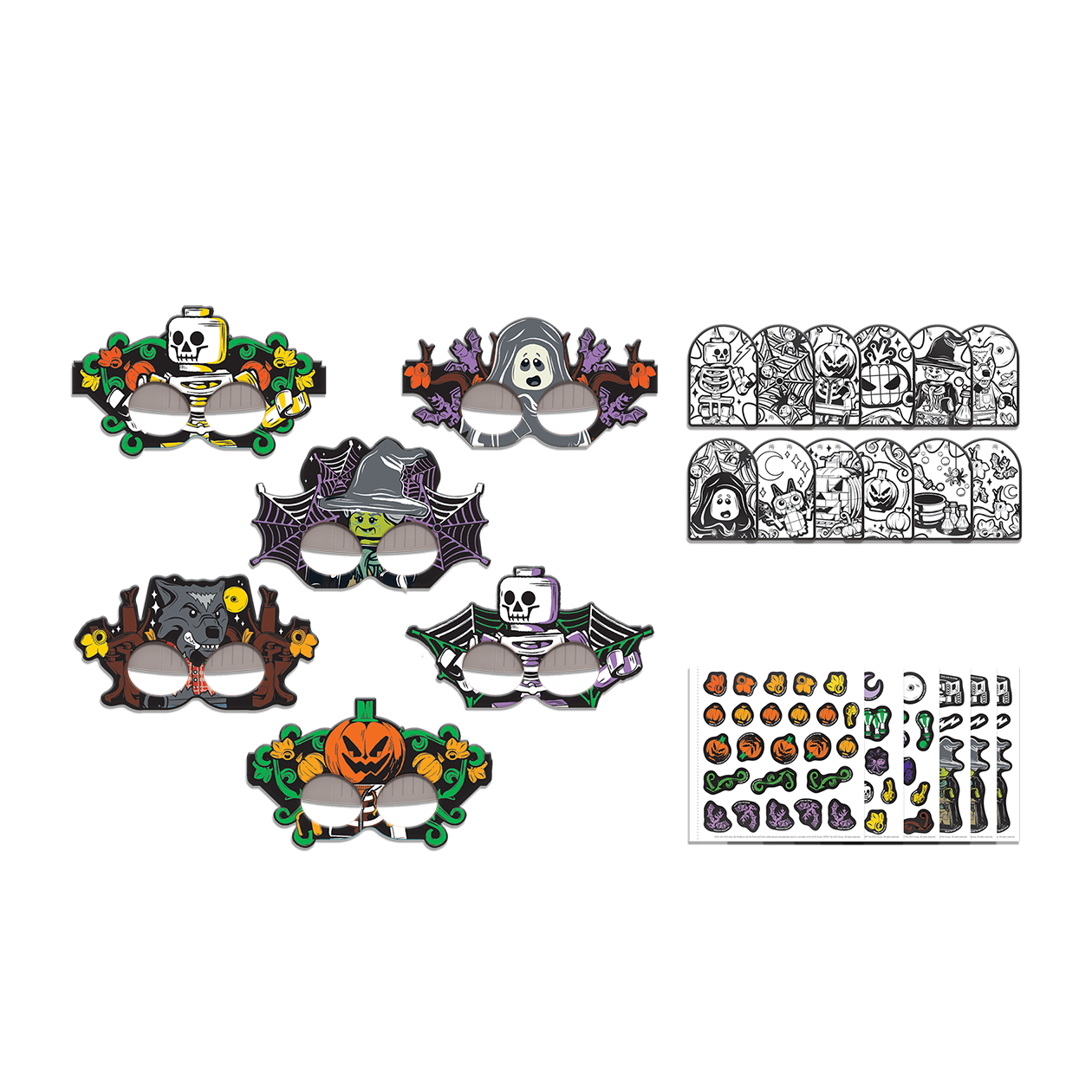 LEGO® Minifigures Coloring Creativity Set Halloween