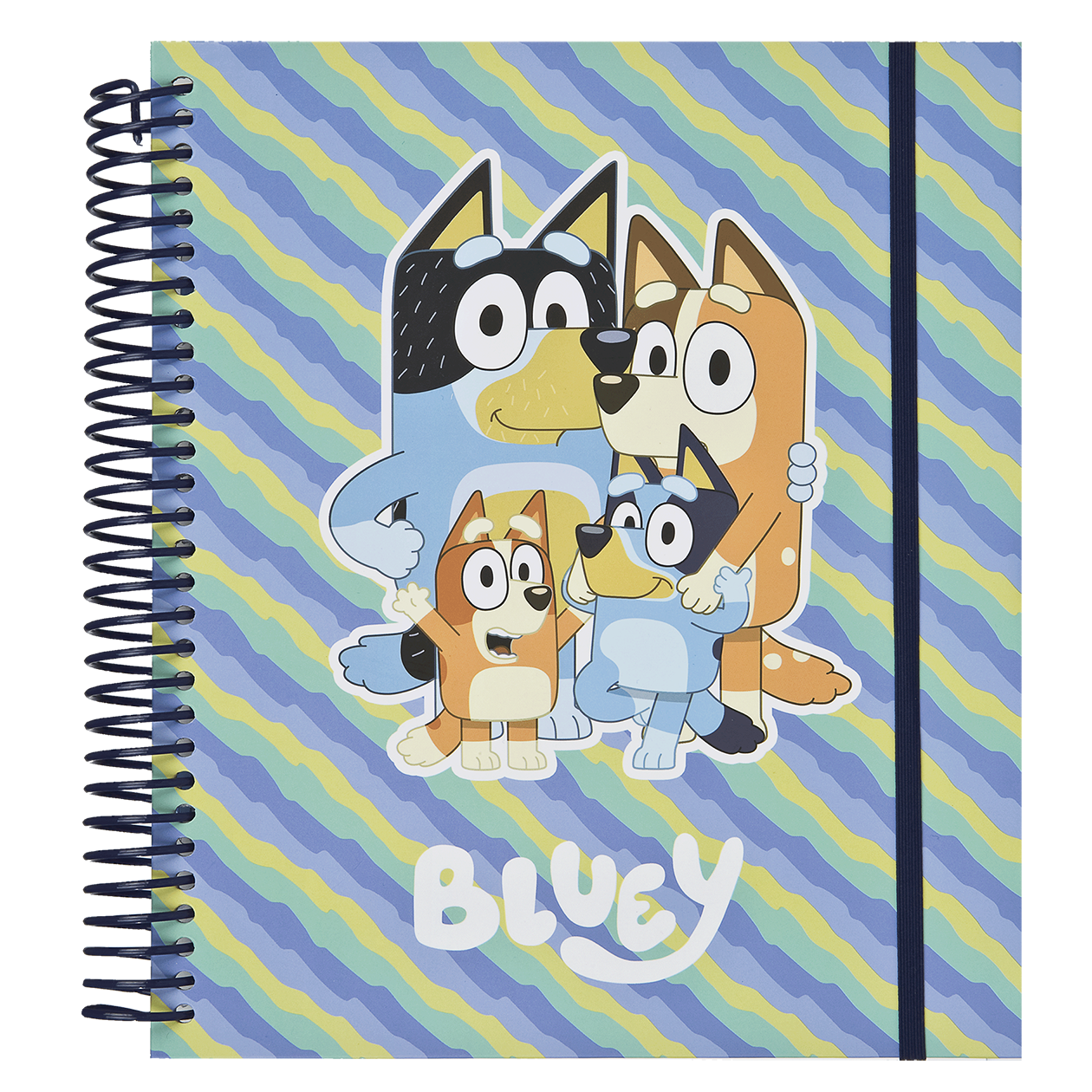 BLUEY skabelon- og farvesæt, 49 stk.