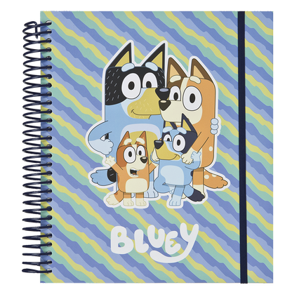 BLUEY skabelon- og farvesæt, 49 stk.