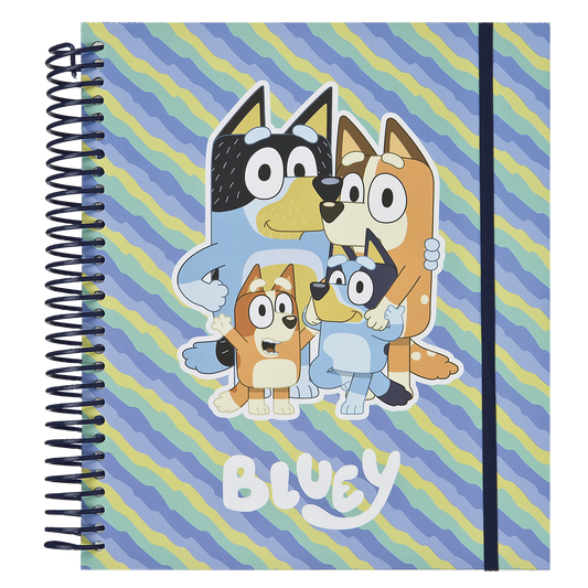BLUEY skabelon- og farvesæt, 49 stk.