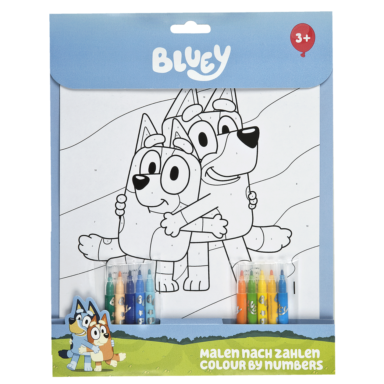 BLUEY Mal efter tal