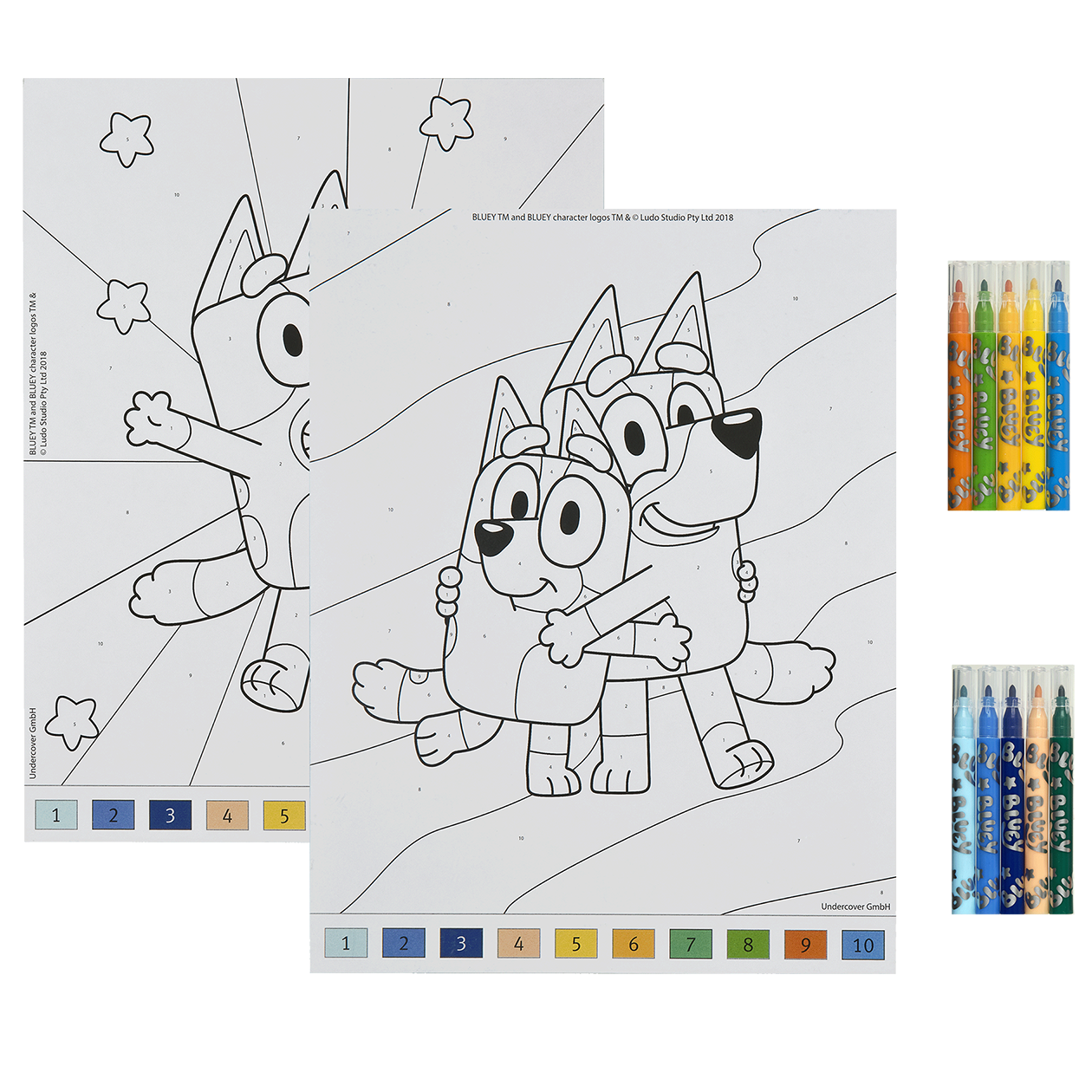 BLUEY Mal efter tal