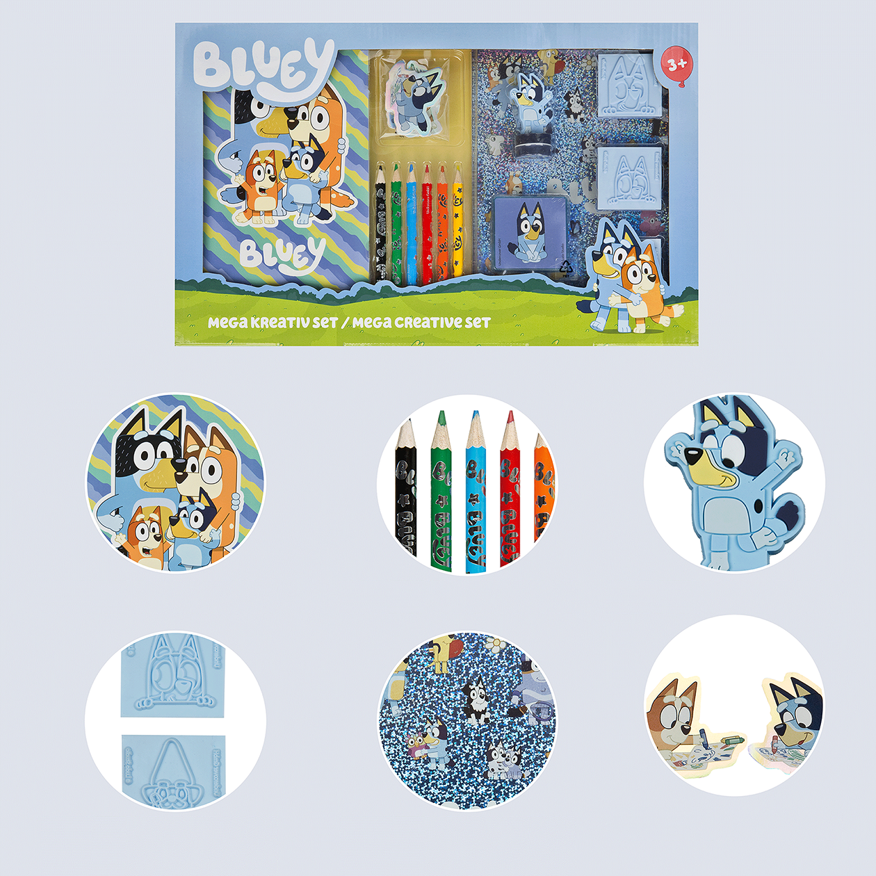 BLUEY mega kreativitetssæt