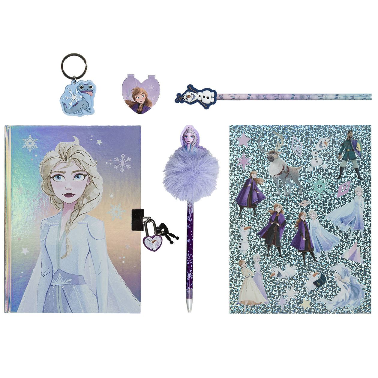 FROZEN Glitter dagbogsæt