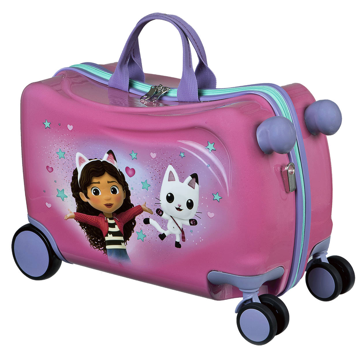 Gabby's Dollhouse ride-on trolley i polycarbonat