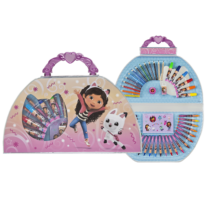 GABBY'S DOLLHOUSE farvelægningskuffert, 51 dele