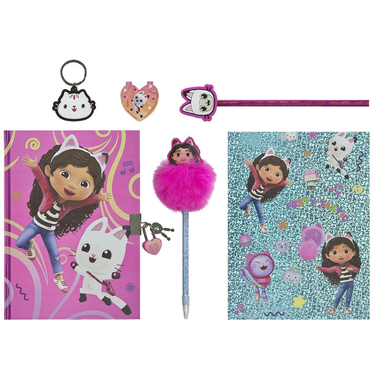 GABBY'S DOLLHOUSE Glitter dagbogssæt