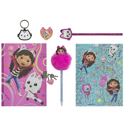 GABBY'S DOLLHOUSE Glitter dagbogssæt