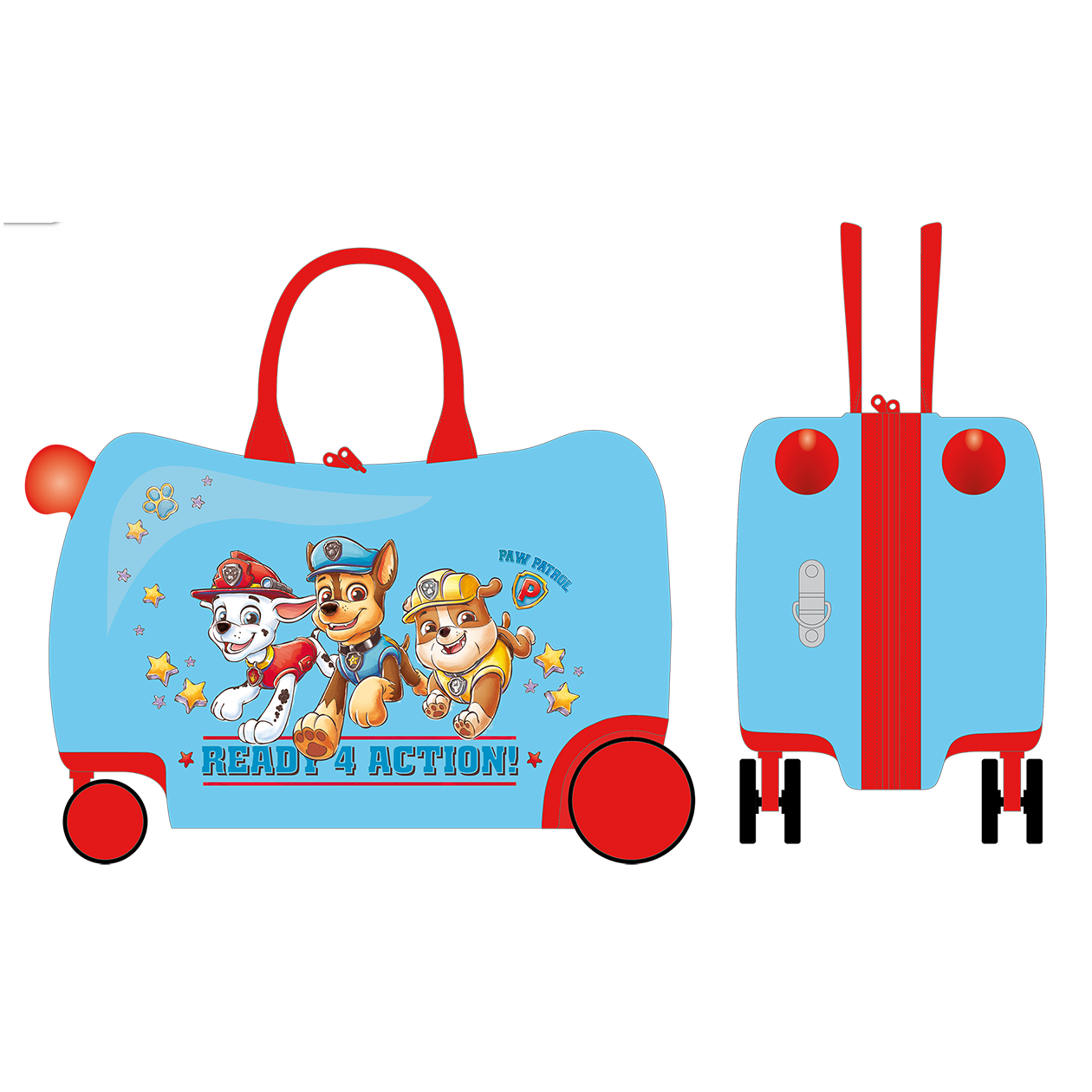 Paw Patrol Ride-on trolley polycarbonat