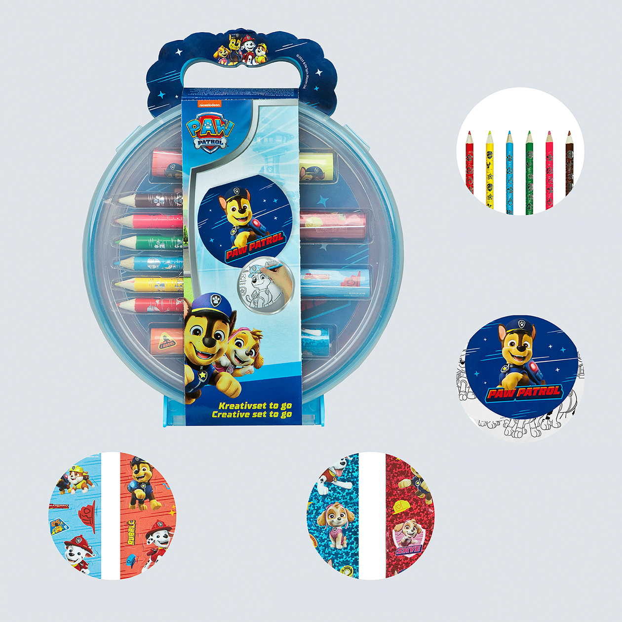PAW PATROL Kreativ sæt to go