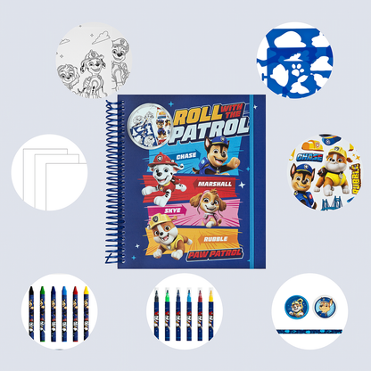 PAW PATROL skabelon- og farvesæt, 49 dele