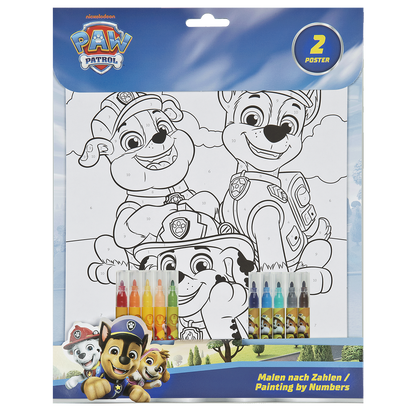 PAW PATROL Mal efter tal