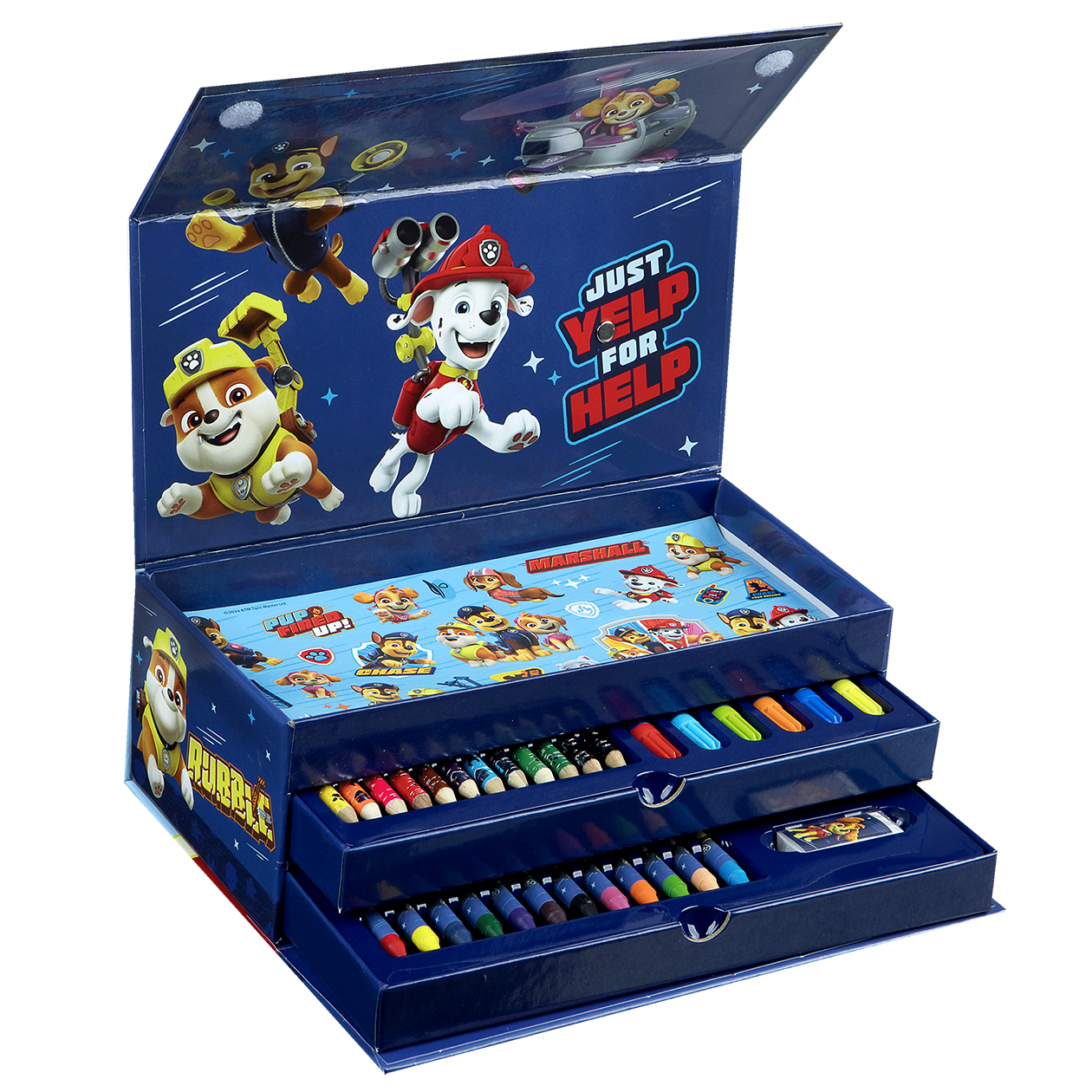 PAW PATROL 44-deles maleboks