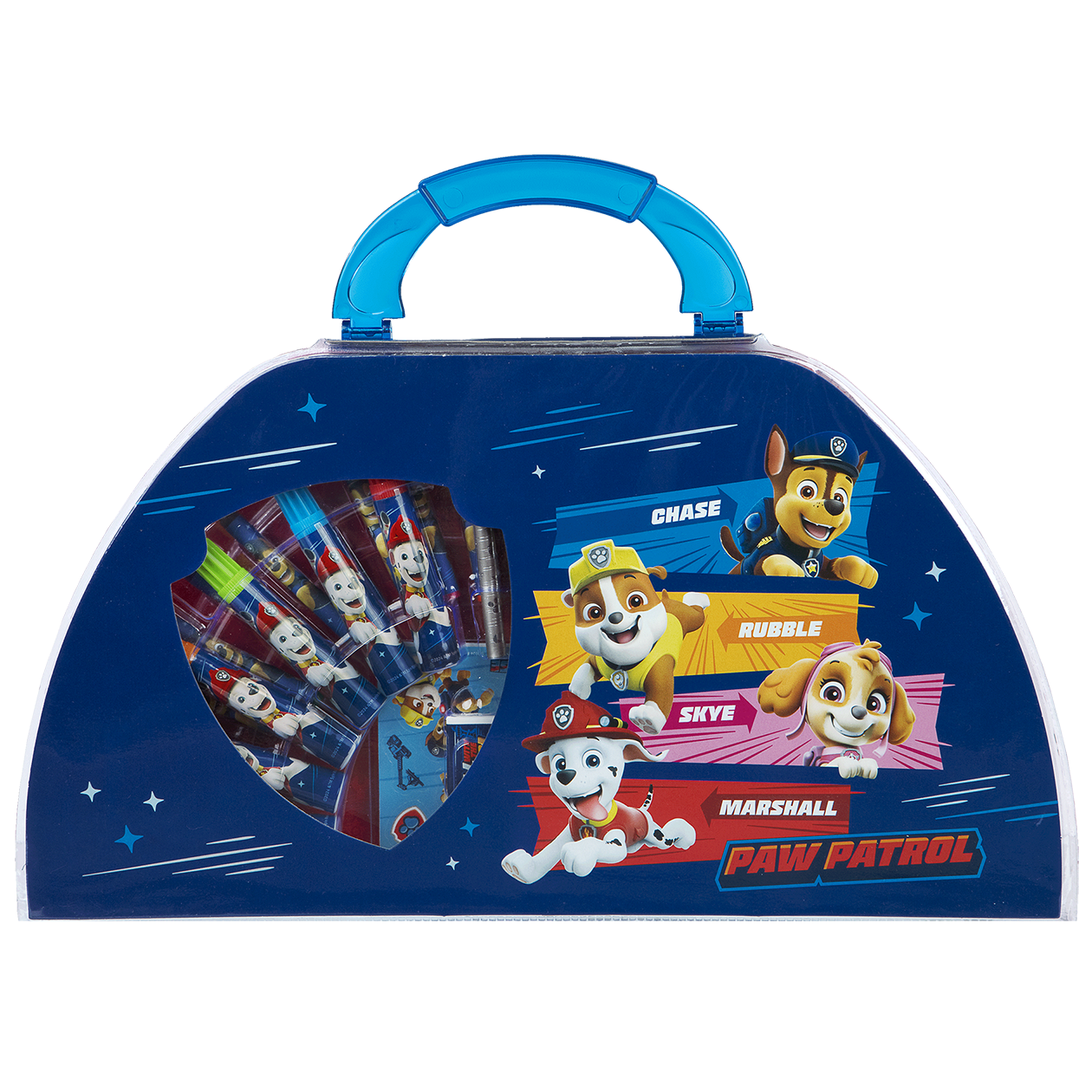PAW PATROL farvelægningskuffert, 51 dele