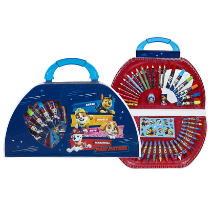 PAW PATROL farvelægningskuffert, 51 dele