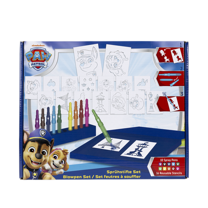 PAW PATROL Blowpen sæt stort