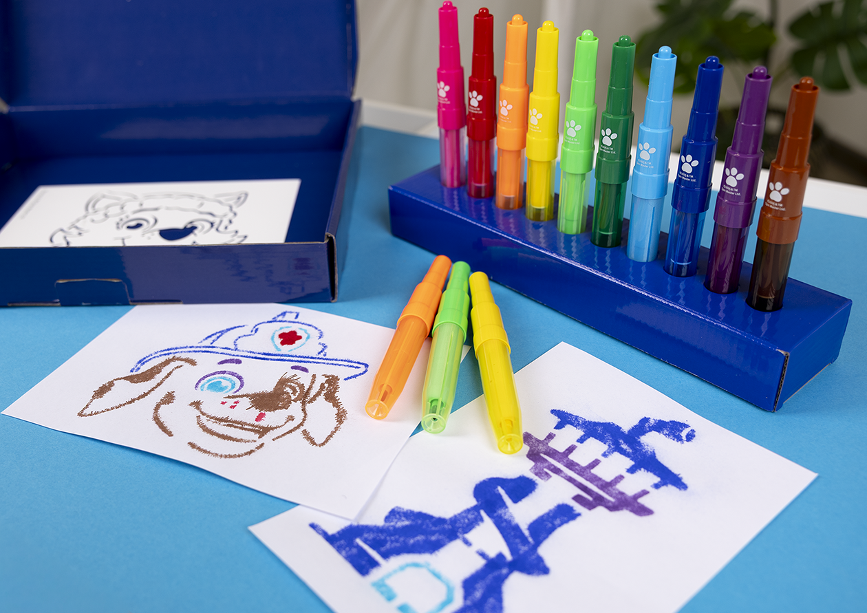 PAW PATROL Blowpen sæt stort