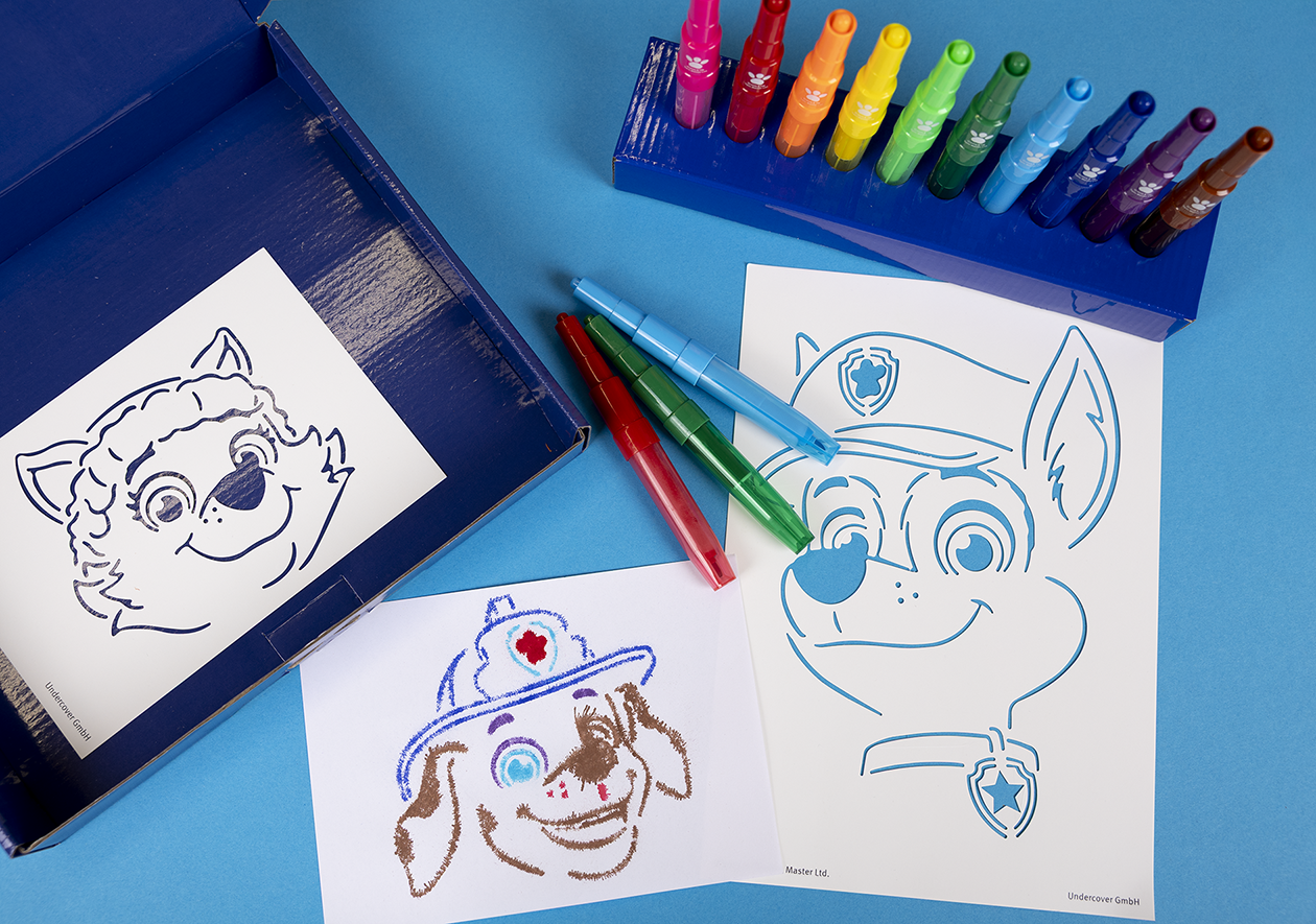 PAW PATROL Blowpen sæt stort
