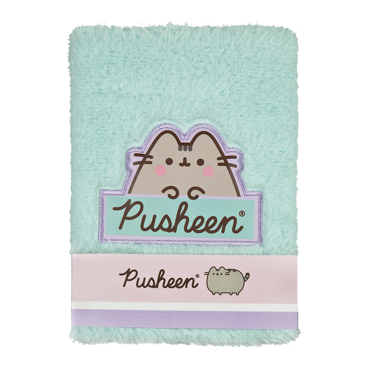 PUSHEEN Notesbog med plys A5