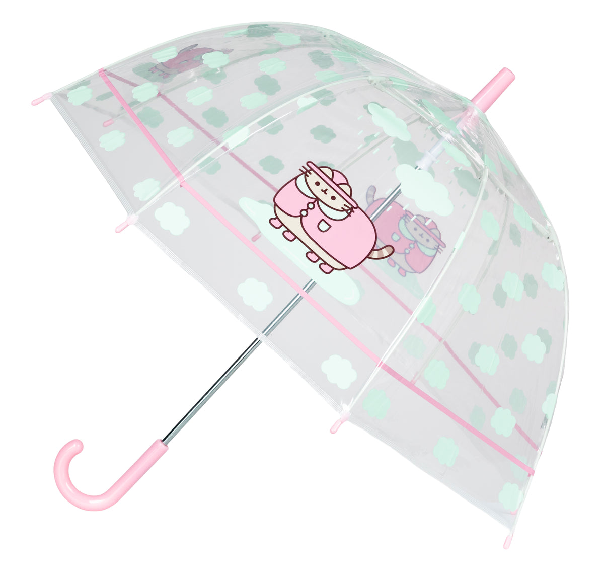 Pusheen paraply, L 66 cm x dia 69 cm