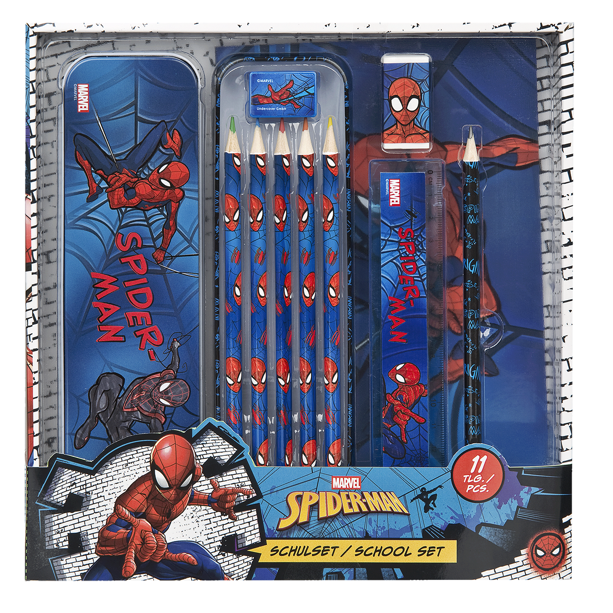 SPIDER-MAN skole sæt