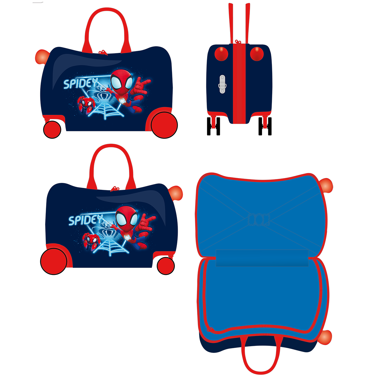 SPIDER-MAN Ride-on trolley polycarbonat