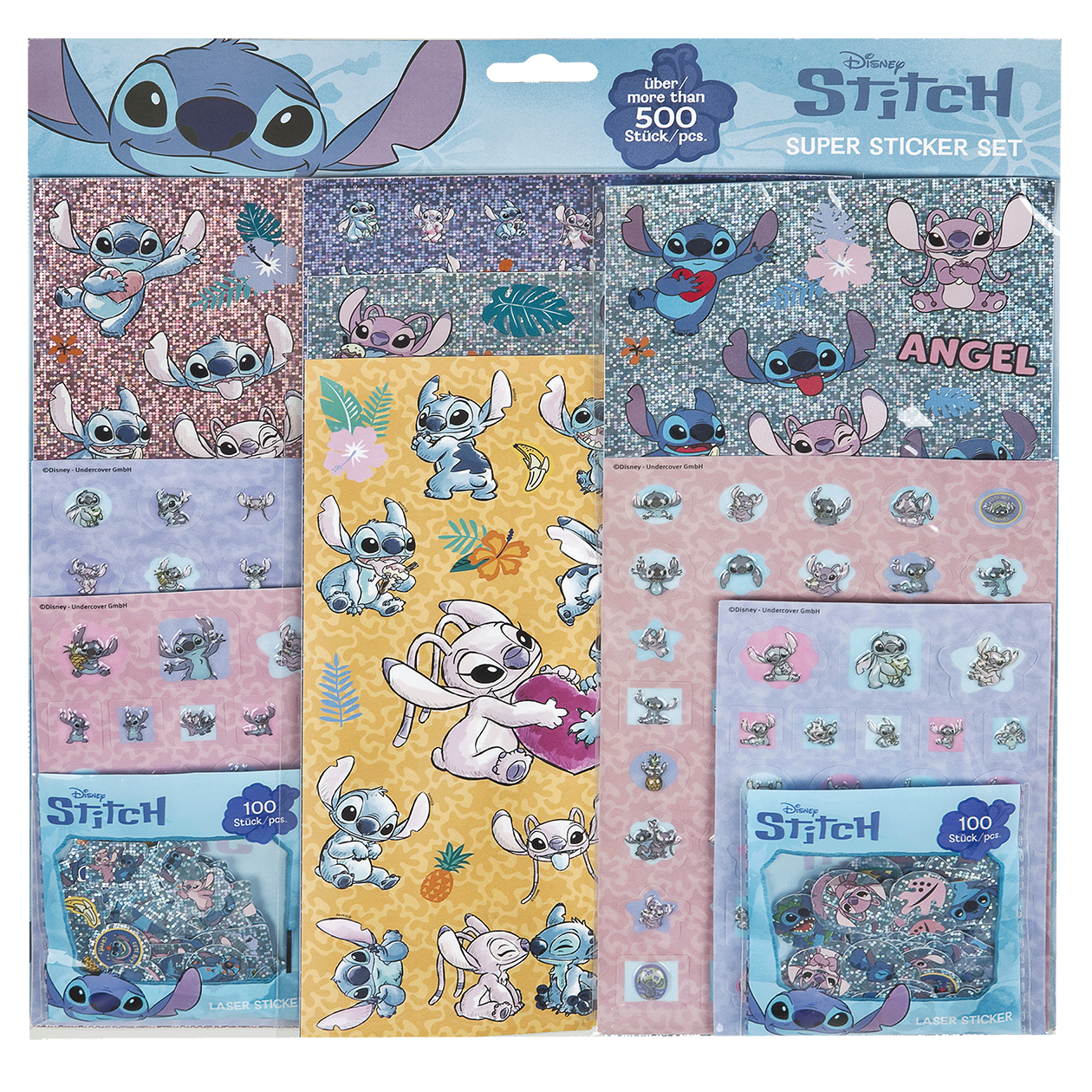LILO & STITCH super klistermærkesæt