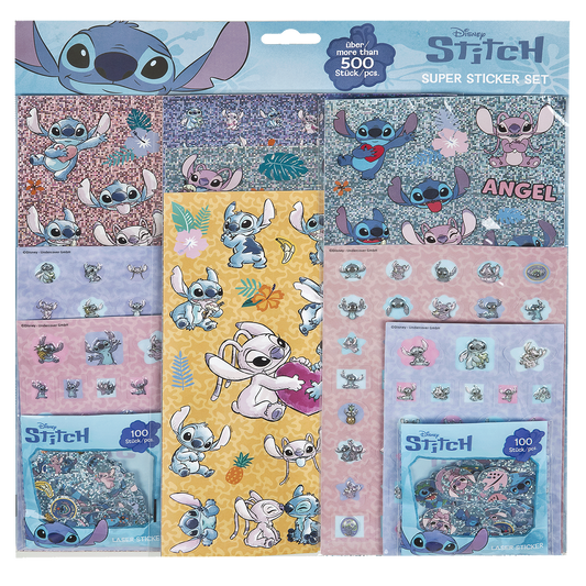 LILO & STITCH super klistermærkesæt