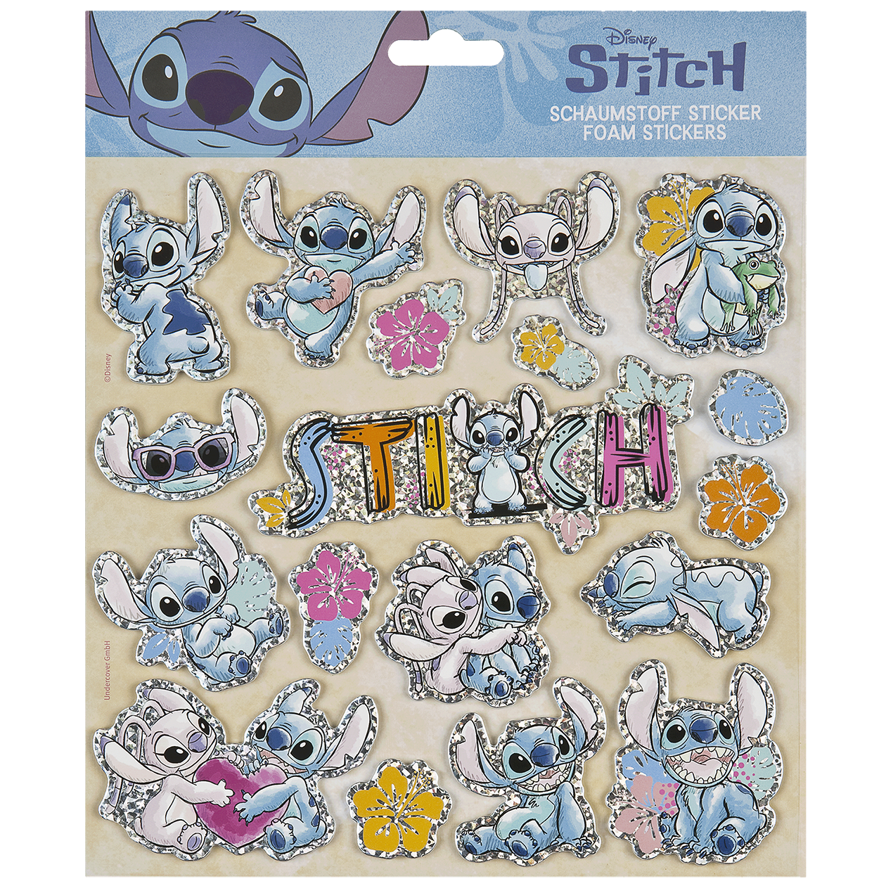 LILO & STITCH skumklistermærker