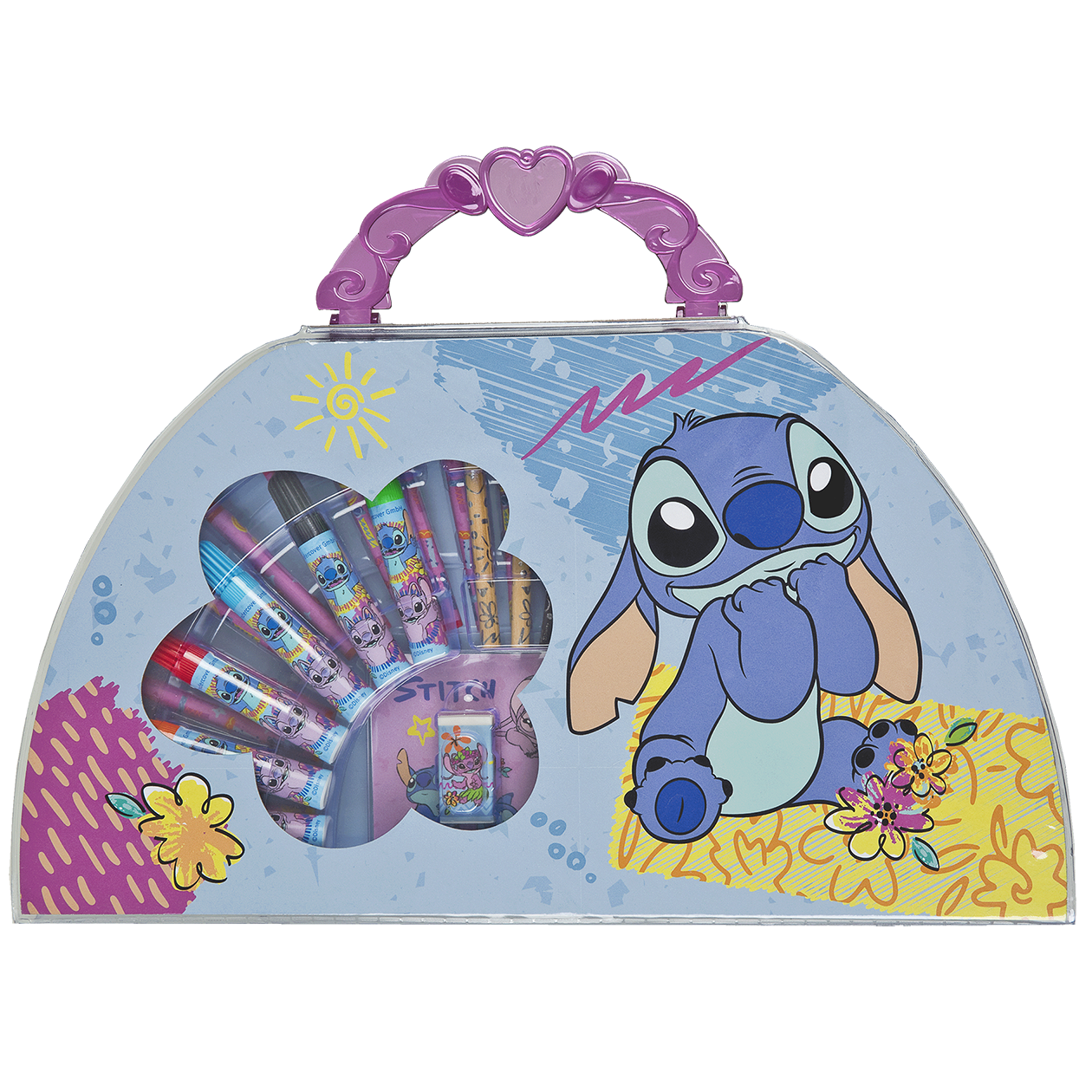 LILO & STITCH farvelægningskuffert, 51 dele