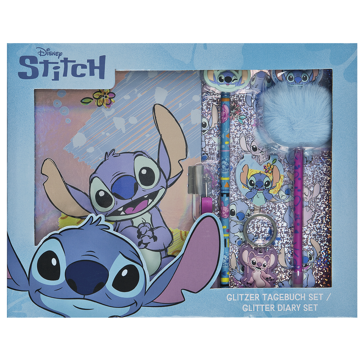 LILO & STITCH Glitter dagbogsæt