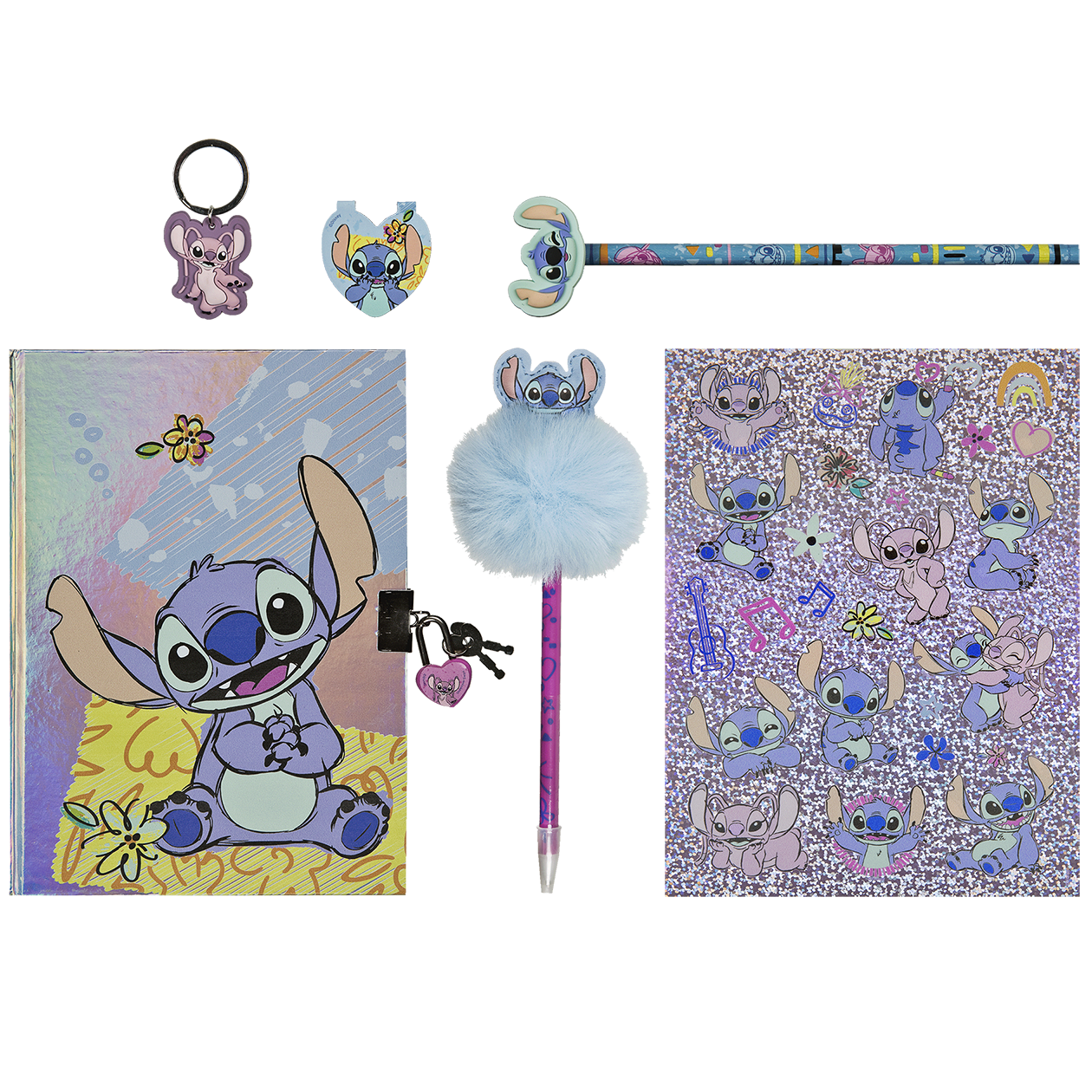 LILO & STITCH Glitter dagbogsæt