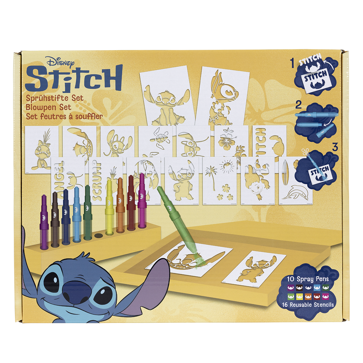 LILO & STITCH Blowpen sæt stort