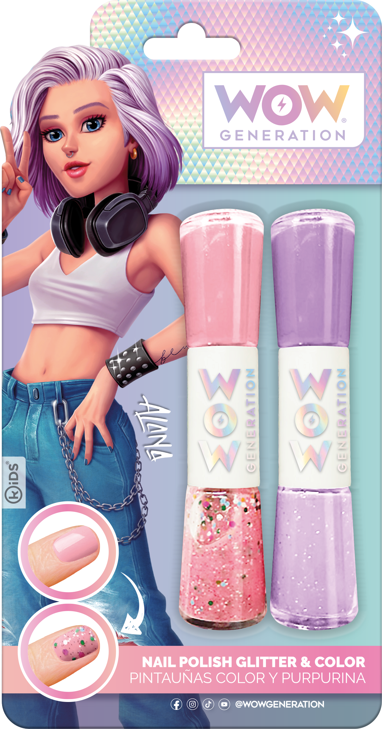 WOW Generation - Neglelak med Glitter