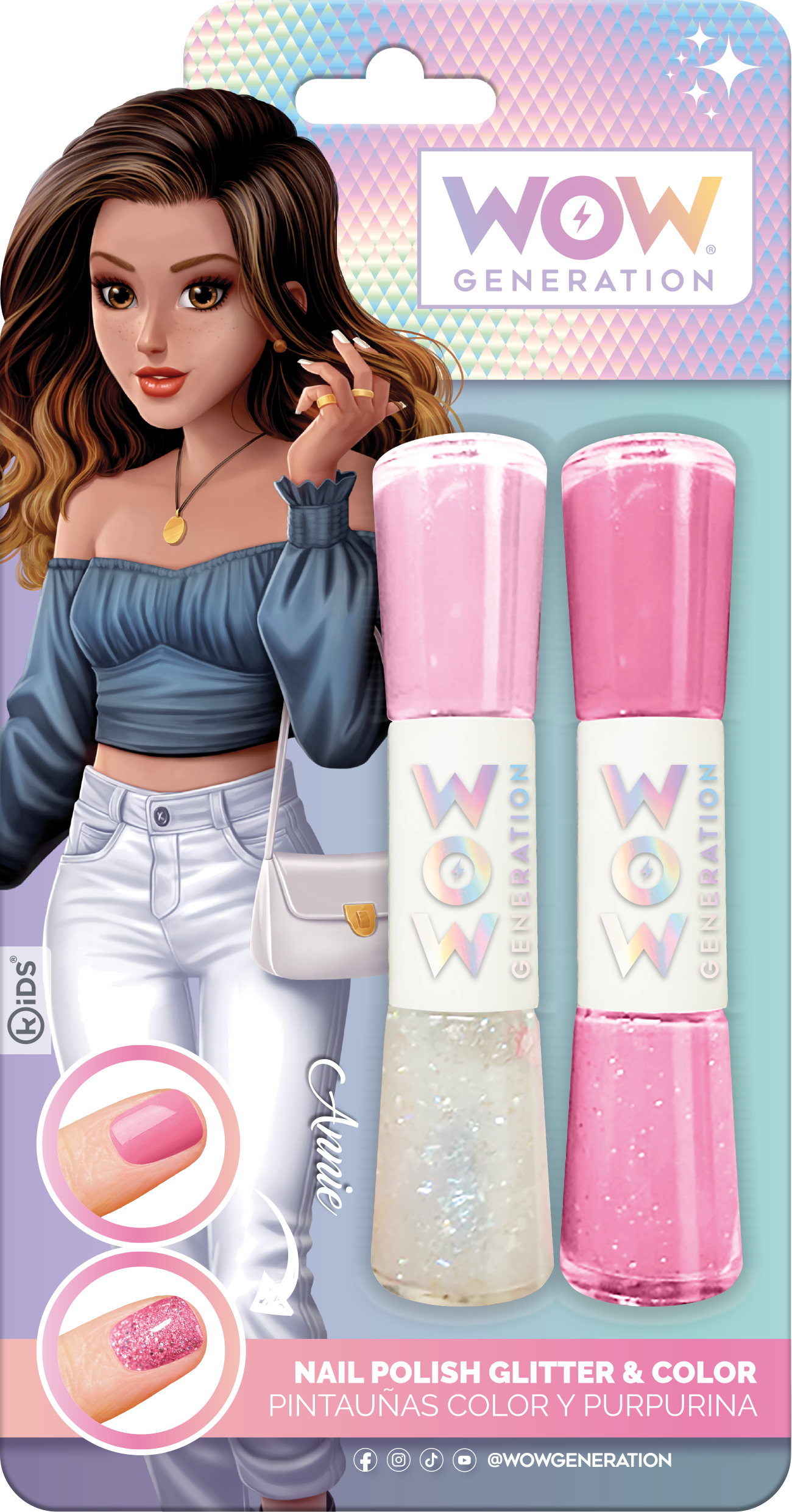 WOW Generation - Neglelak med Glitter