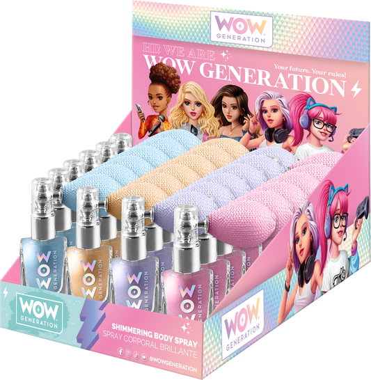 
Gør dig klar til at skinne og gnistre som en ægte WOW-pige med disse glitter kropsspray! Den mest glam trend inden for makeup er nu tilgængelig for alle, der ønsker at tilføje lidt ekstra glam til deres look. Med fire forskellige farver at vælge imellem - pink, blå, lilla og guld - vil du være i stand til at skabe uendelige kombinationer og skinne klart fra top til tå. Gå ikke glip af det sjove, og tilføj disse glitter kropssprays til din skønhedssamling i dag!
