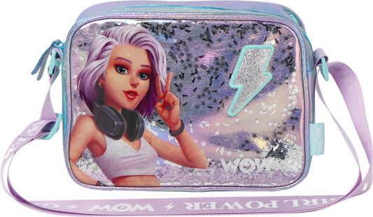 WOW® Generation, Handbag w/glitter 23 x 17 x 8 cm