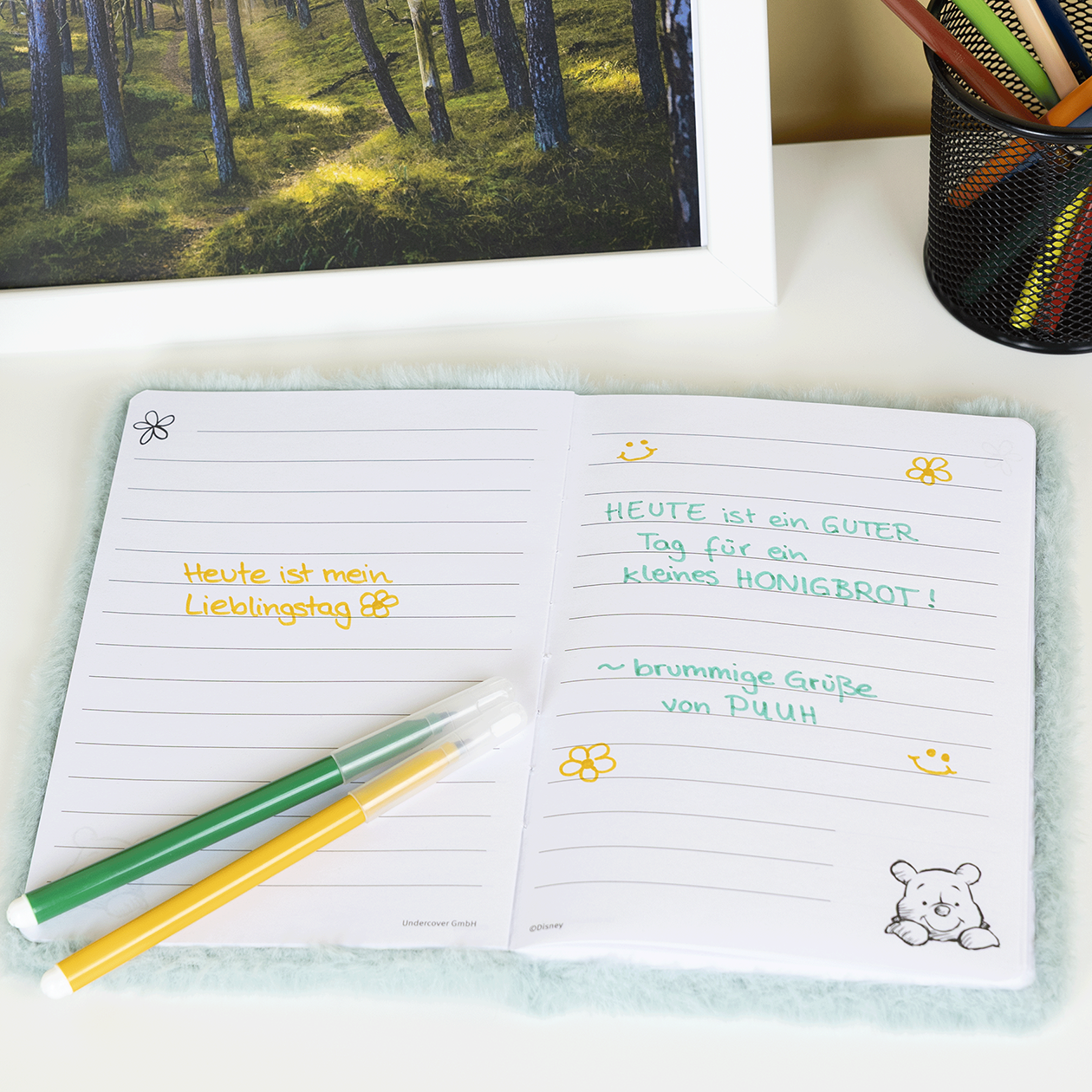 PETER PLYS Notesbog med plys A5